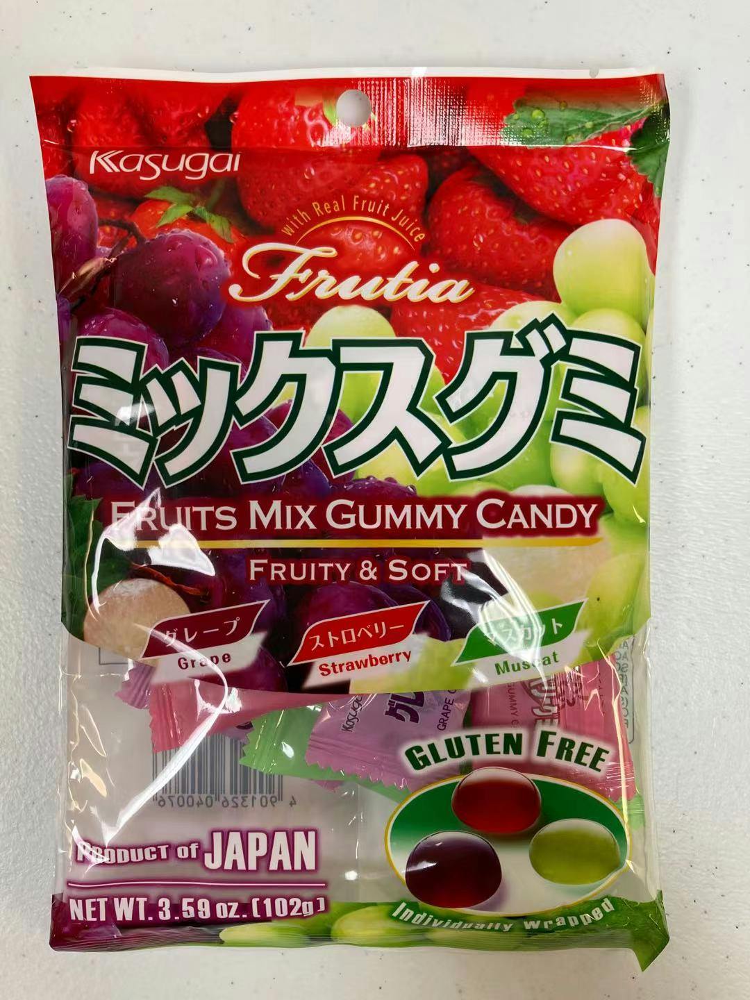 日本 Kasugai Gummy Mix 春日井 水果口味 软糖