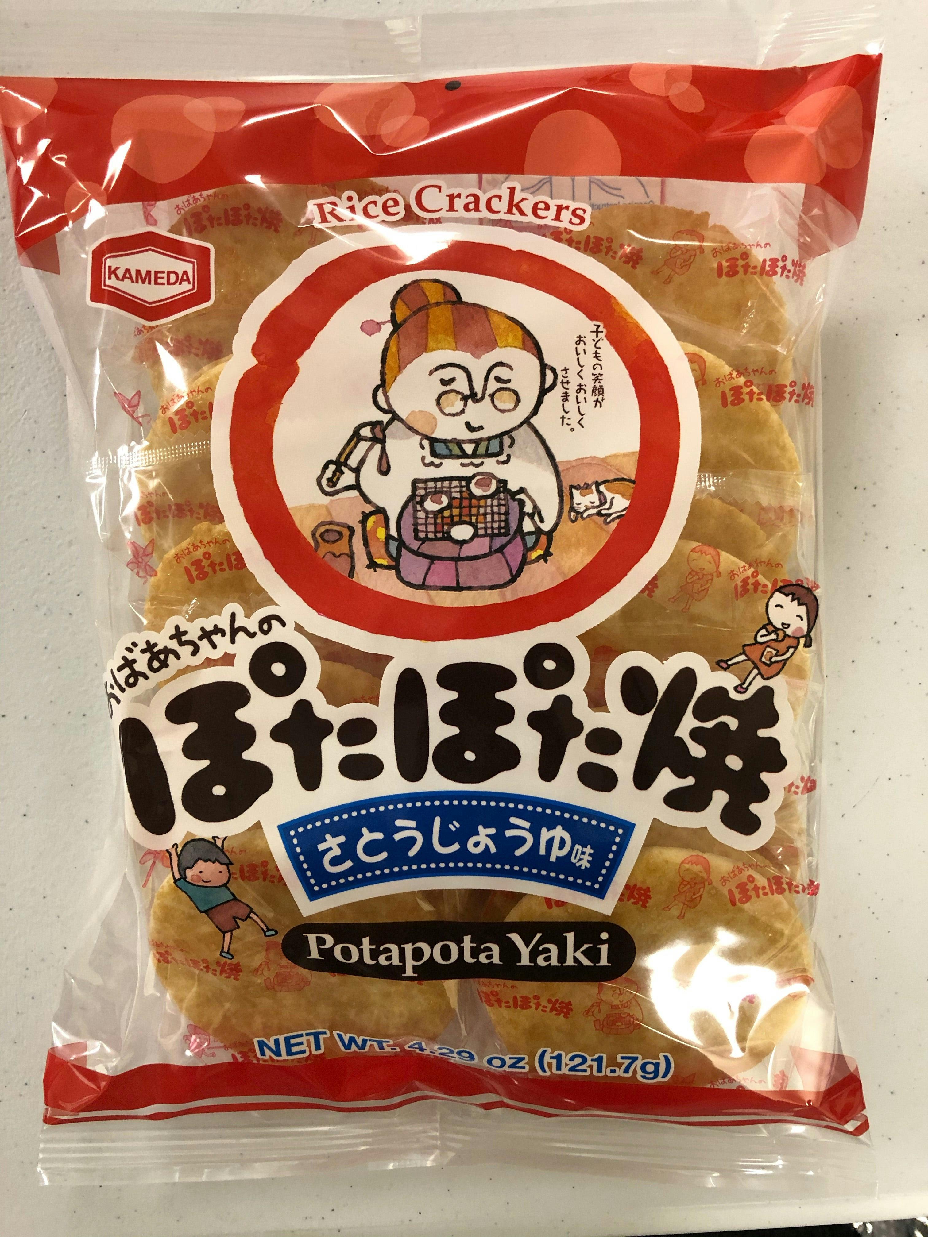 Kameda 无添加 米饼 potapota rice cracker 最著名的日本米饼