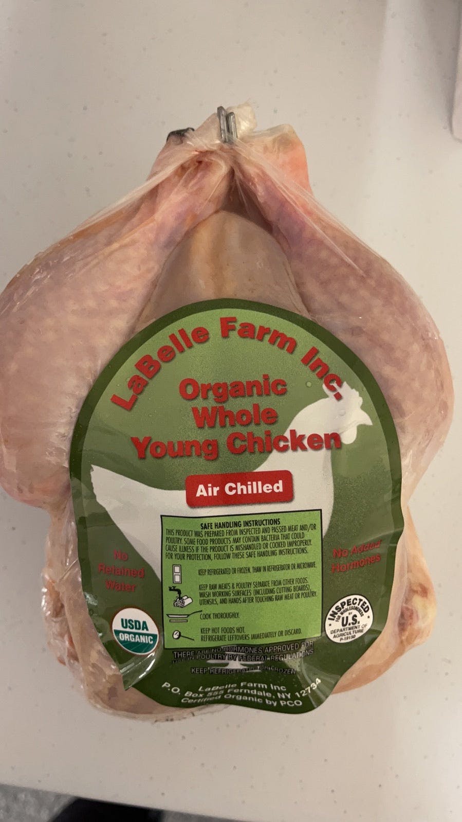Organic Whole Chicken from local farm