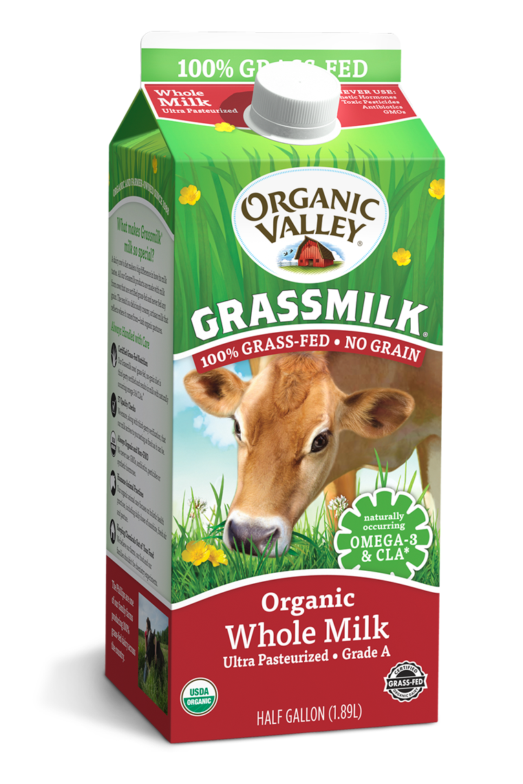 有机谷 有机牛奶 全脂 100%草食牛奶 | Organic Valley 100% Grass-Fed Whole Milk