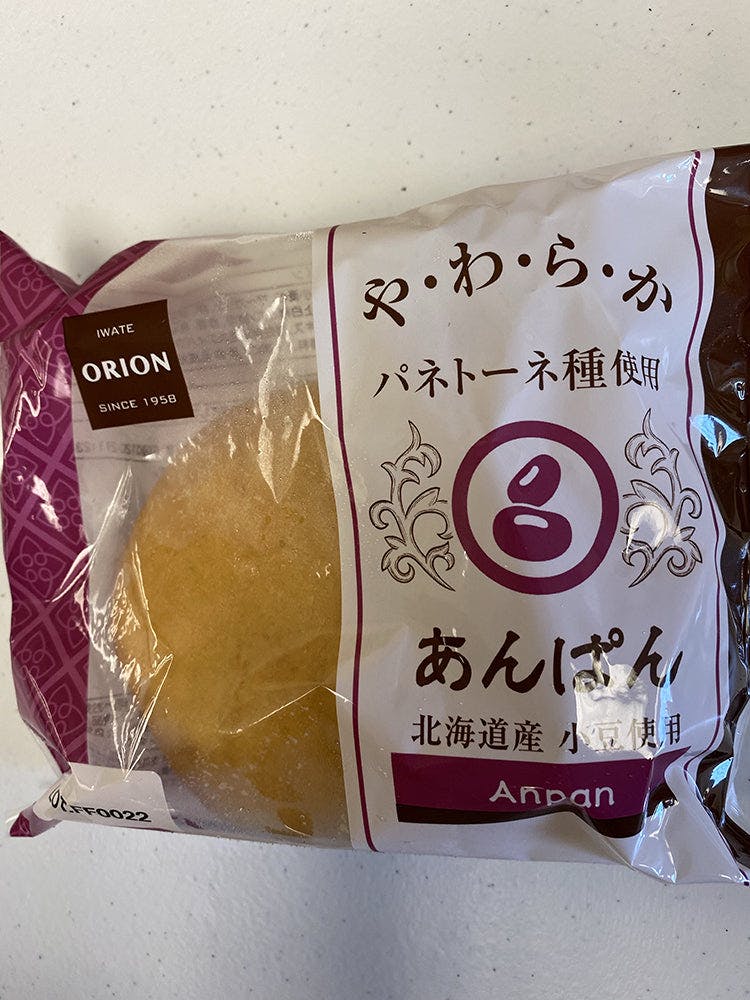 日本ORION 酵母面包 乳酸菌发酵制成 红豆面包