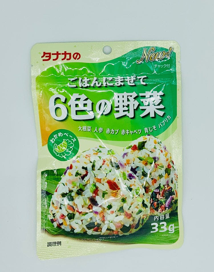 日本进口 田中Tanaka 六种蔬菜包饭 拌饭料包