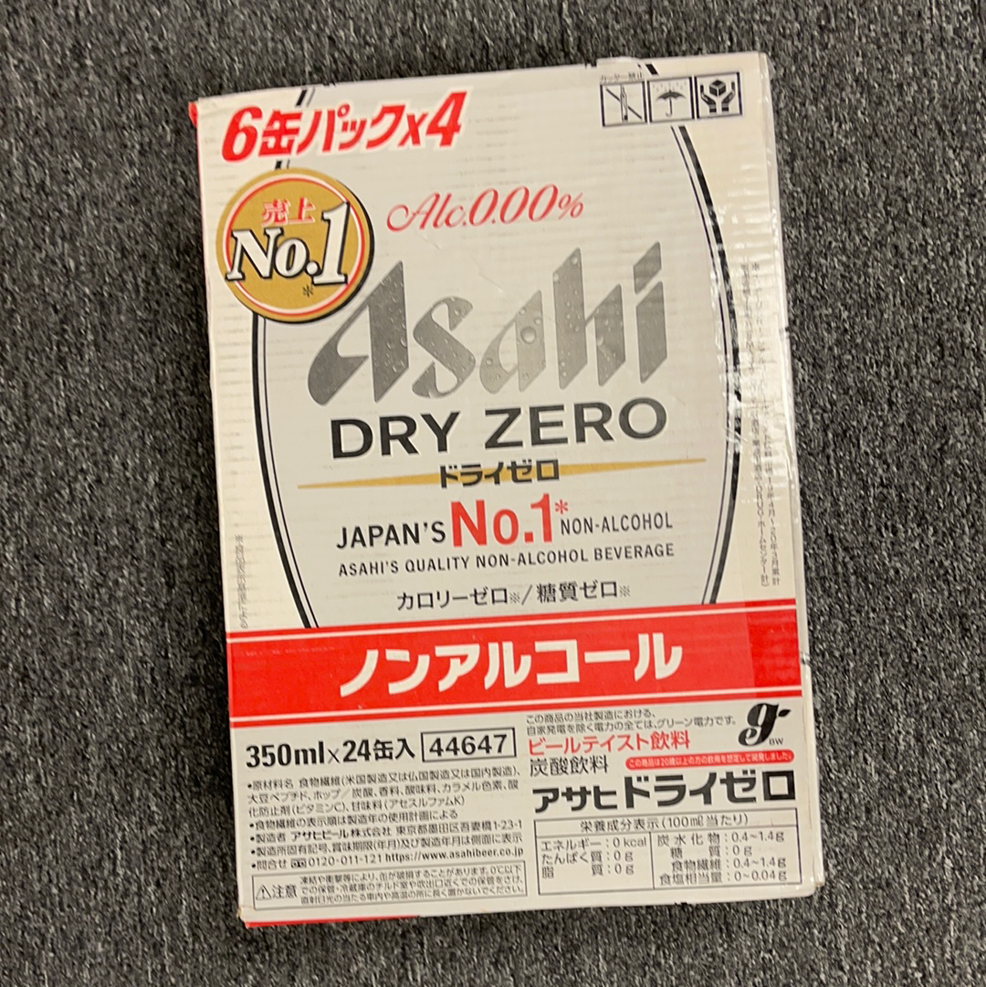 日本进口 朝日 Top1无酒精啤酒 整箱 Asashi Zero零热量