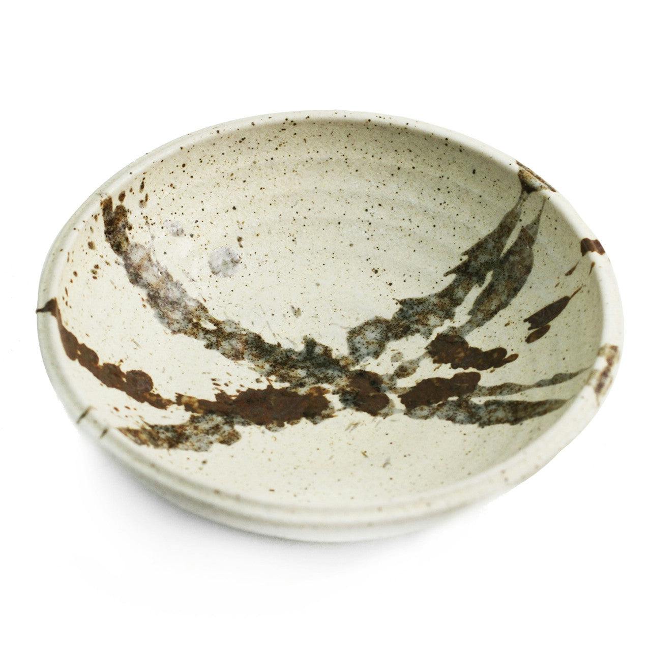 Deep Abstract Ivory Plate 6.5" dia 头盘 甜点 小碟