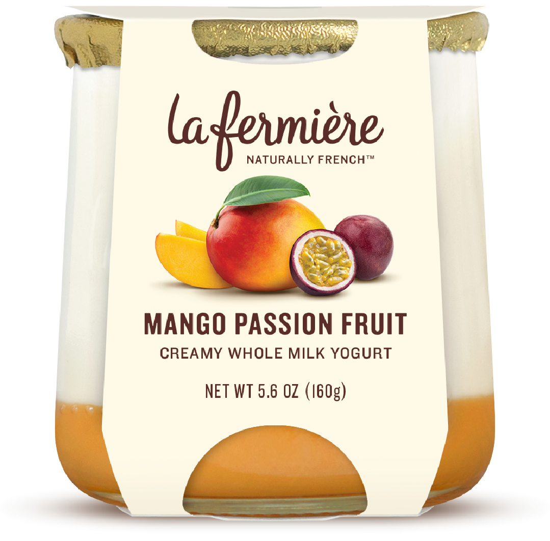 LA FERMIÈRE 法式水果酸奶 芒果百香果口味 Mango Passion Fruit Yogurt 5.6oz