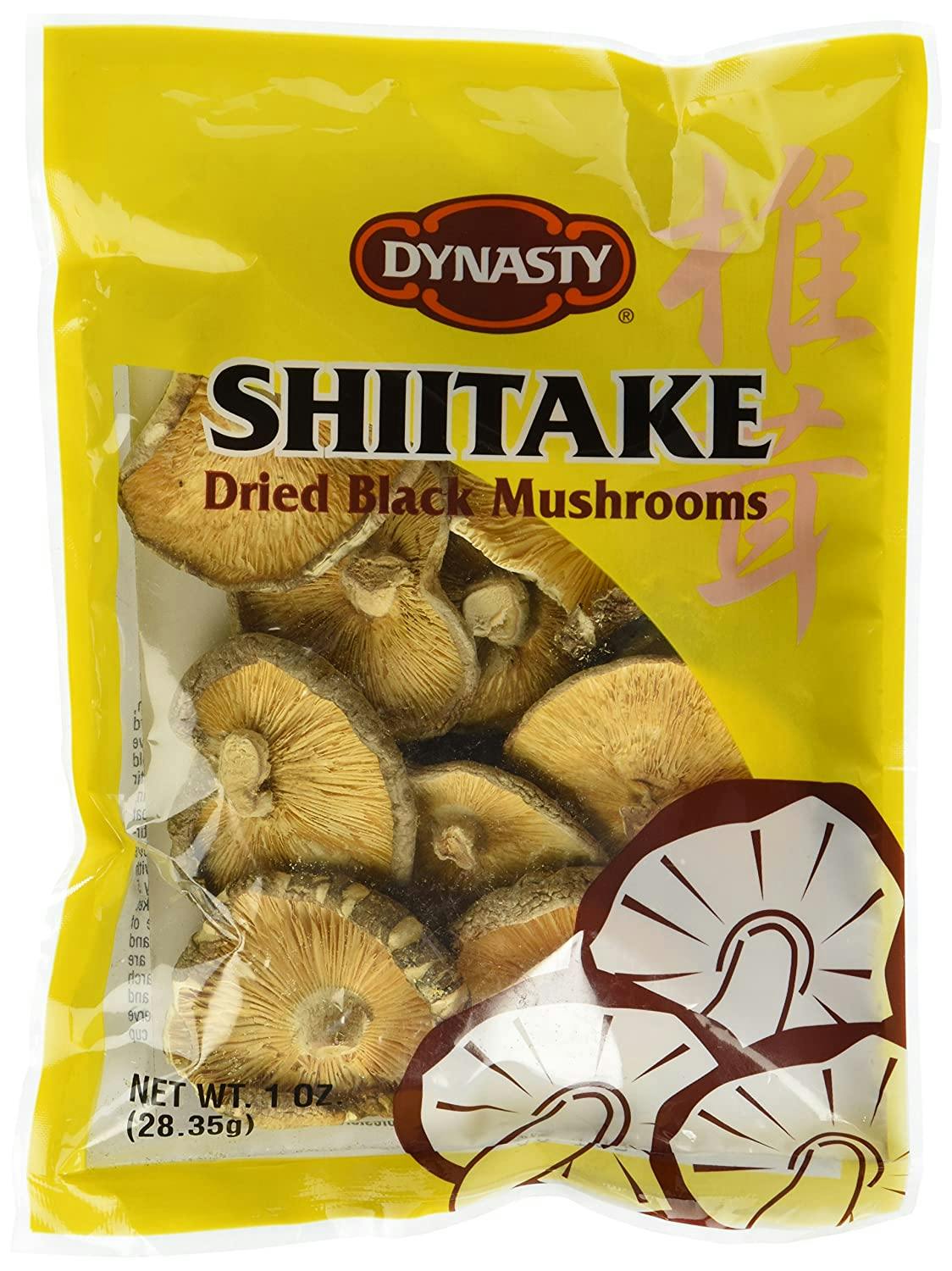 Dynasty 中国 干香菇 Dried Shiitake Mushrooms - 28.35g