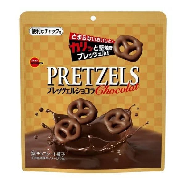 日本 波本 巧克力椒盐饼干 chacolat pretzels